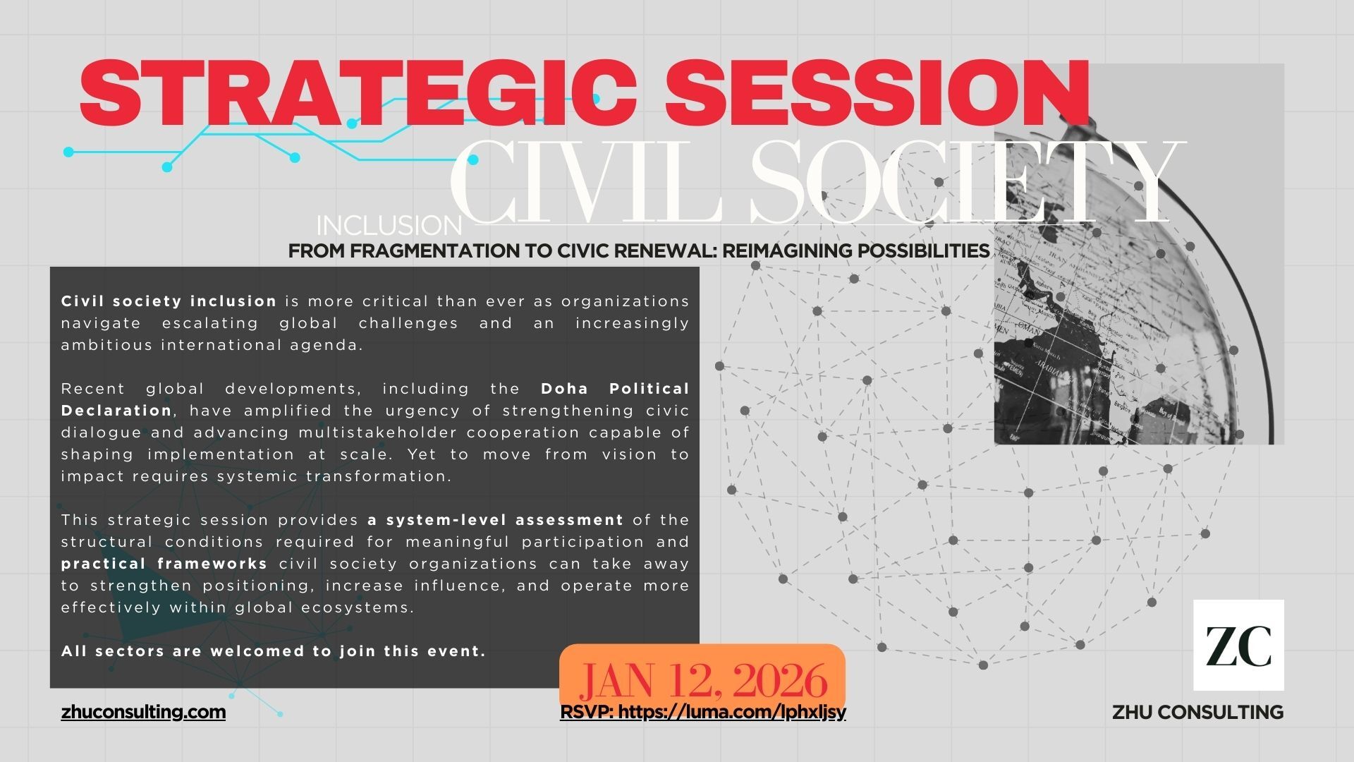 Zhu Consulting Civic Inclusion Event 1.12.26 Zhu Consulting Civic Inclusion Event 1.12.26